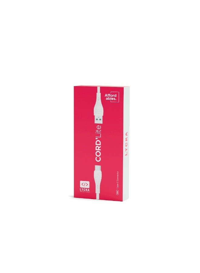 LYCKA Cord Lite Type-C Cable – 1 Meter Fast Charging & Data Sync Cable - Image 2
